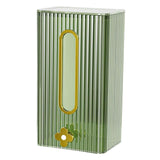 Maxbell Tissue Box Holder with Cover Self Adhesive Modern for Desktop Home Office Green and Golden