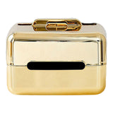 Maxbell Tissue Box Holder Container Tissue Storage Case for Office Living Room Table Golden
