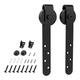 Maxbell Hardware Sliding Barn Door Top Mounted for Sliding Door Smoothly and Stable