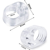 Maxbell 12x Door Handle Stopper Door Handle Buffer Windproof Door Handle for Home
