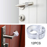 Maxbell 12x Door Handle Stopper Door Handle Buffer Windproof Door Handle for Home