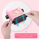 Maxbell Roller Digital Teaching Stamp Rotational Design for Students Children Kids Blue
