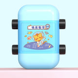 Maxbell Roller Digital Teaching Stamp Rotational Design for Students Children Kids Blue