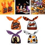 Maxbell 50Pcs Halloween Candy Bags Empty Party Bag for Halloween Party Supplies Orange
