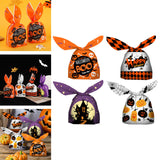 Maxbell 50Pcs Halloween Candy Bags Empty Party Bag for Halloween Party Supplies Orange