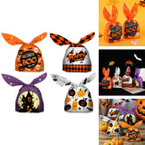 Maxbell 50Pcs Halloween Candy Bags Empty Party Bag for Halloween Party Supplies Orange