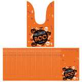Maxbell 50Pcs Halloween Candy Bags Empty Party Bag for Halloween Party Supplies Orange
