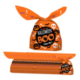 Maxbell 50Pcs Halloween Candy Bags Empty Party Bag for Halloween Party Supplies Orange
