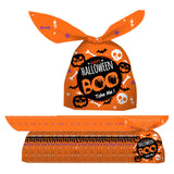 Maxbell 50Pcs Halloween Candy Bags Empty Party Bag for Halloween Party Supplies Orange