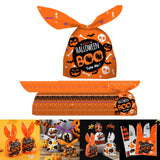 Maxbell 50Pcs Halloween Candy Bags Empty Party Bag for Halloween Party Supplies Orange