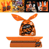 Maxbell 50Pcs Halloween Candy Bags Empty Party Bag for Halloween Party Supplies Orange