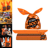 Maxbell 50Pcs Halloween Candy Bags Empty Party Bag for Halloween Party Supplies Orange