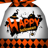 Maxbell 50Pcs Halloween Candy Bags Empty Party Bag for Halloween Party Supplies Orange and White