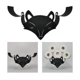 Maxbell Roll Paper Storage Rack Wall Hanging Sturdy Animal Shape for Home Decor Fox Shape
