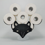 Maxbell Roll Paper Storage Rack Wall Hanging Sturdy Animal Shape for Home Decor Fox Shape