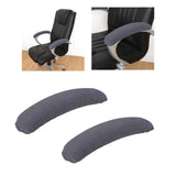 Maxbell 2Pcs Gaming Chair Arm Rest Pads Dustproof Removable for home Dark Grey