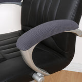 Maxbell 2Pcs Gaming Chair Arm Rest Pads Dustproof Removable for home Dark Grey