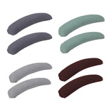 Maxbell 2Pcs Gaming Chair Arm Rest Pads Dustproof Removable for home Dark Grey