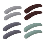 Maxbell 2Pcs Gaming Chair Arm Rest Pads Dustproof Removable for home Dark Grey