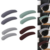 Maxbell 2Pcs Gaming Chair Arm Rest Pads Dustproof Removable for home Dark Grey