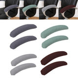 Maxbell 2Pcs Gaming Chair Arm Rest Pads Dustproof Removable for home Dark Grey