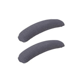 Maxbell 2Pcs Gaming Chair Arm Rest Pads Dustproof Removable for home Dark Grey