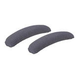 Maxbell 2Pcs Gaming Chair Arm Rest Pads Dustproof Removable for home Dark Grey