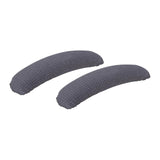 Maxbell 2Pcs Gaming Chair Arm Rest Pads Dustproof Removable for home Dark Grey