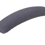 Maxbell 2Pcs Gaming Chair Arm Rest Pads Dustproof Removable for home Dark Grey