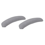 Maxbell 2Pcs Gaming Chair Arm Rest Pads Dustproof Removable for home Light Grey