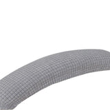 Maxbell 2Pcs Gaming Chair Arm Rest Pads Dustproof Removable for home Light Grey