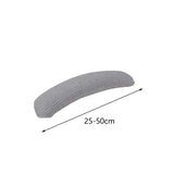 Maxbell 2Pcs Gaming Chair Arm Rest Pads Dustproof Removable for home Light Grey