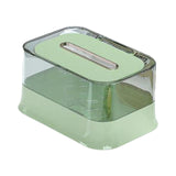 Maxbell Automatic Lifting Facial Tissue Box Transparent for Bedrooms Countertops