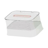 Maxbell Automatic Lifting Facial Tissue Box Transparent for Bedrooms Countertops