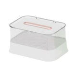 Maxbell Automatic Lifting Facial Tissue Box Transparent for Bedrooms Countertops