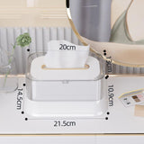 Maxbell Automatic Lifting Facial Tissue Box Transparent for Bedrooms Countertops