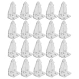 Maxbell 20Pcs Blinds Positioning Hooks Curtain Holder Fittings for Vertical Shutters