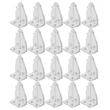 Maxbell 20Pcs Blinds Positioning Hooks Curtain Holder Fittings for Vertical Shutters