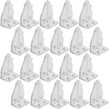 Maxbell 20Pcs Blinds Positioning Hooks Curtain Holder Fittings for Vertical Shutters
