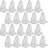 Maxbell 20Pcs Blinds Positioning Hooks Curtain Holder Fittings for Vertical Shutters