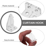 Maxbell 20Pcs Blinds Positioning Hooks Curtain Holder Fittings for Vertical Shutters
