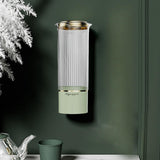 Maxbell Paper Cup Dispenser with Cover Stable Dustproof for Parties Household Cafes Light green
