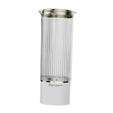 Maxbell Paper Cup Dispenser with Cover Stable Dustproof for Parties Household Cafes White