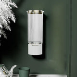 Maxbell Paper Cup Dispenser with Cover Stable Dustproof for Parties Household Cafes White