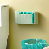 Maxbell Wall Hanging Garbage Bag Organizer Plastic Bag Holder for Cabinet Home