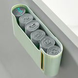 Maxbell Wall Hanging Garbage Bag Organizer Plastic Bag Holder for Cabinet Home