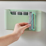 Maxbell Wall Hanging Garbage Bag Organizer Plastic Bag Holder for Cabinet Home