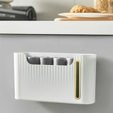 Maxbell Wall Hanging Garbage Bag Organizer Plastic Bag Holder for Cabinet Home