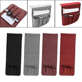 Maxbell Non Slip Sofa Armrest Organizer Armchair Caddy for Couch Living Room Sofa Black