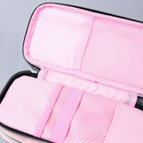 Maxbell Pencil Pen Case with Zipper for Girls and Boys College Middle/High School Pink